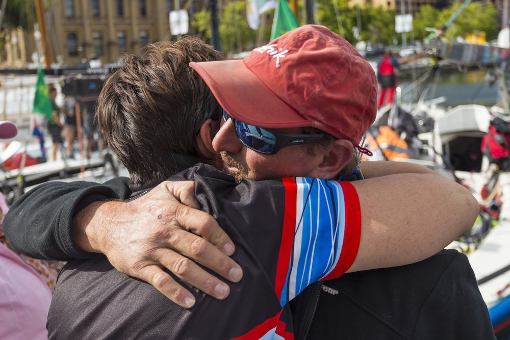 Dockside ambiance in Hobart