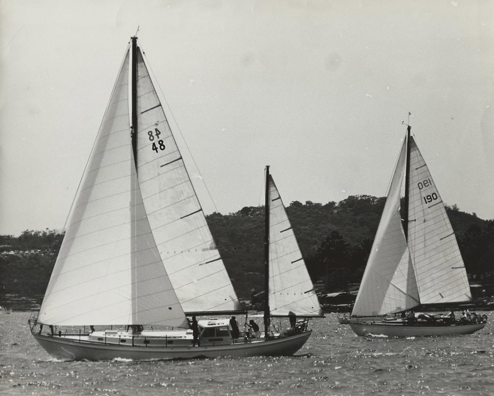Salacia (190) following Altair (48) - 1966 - CYCA Archive