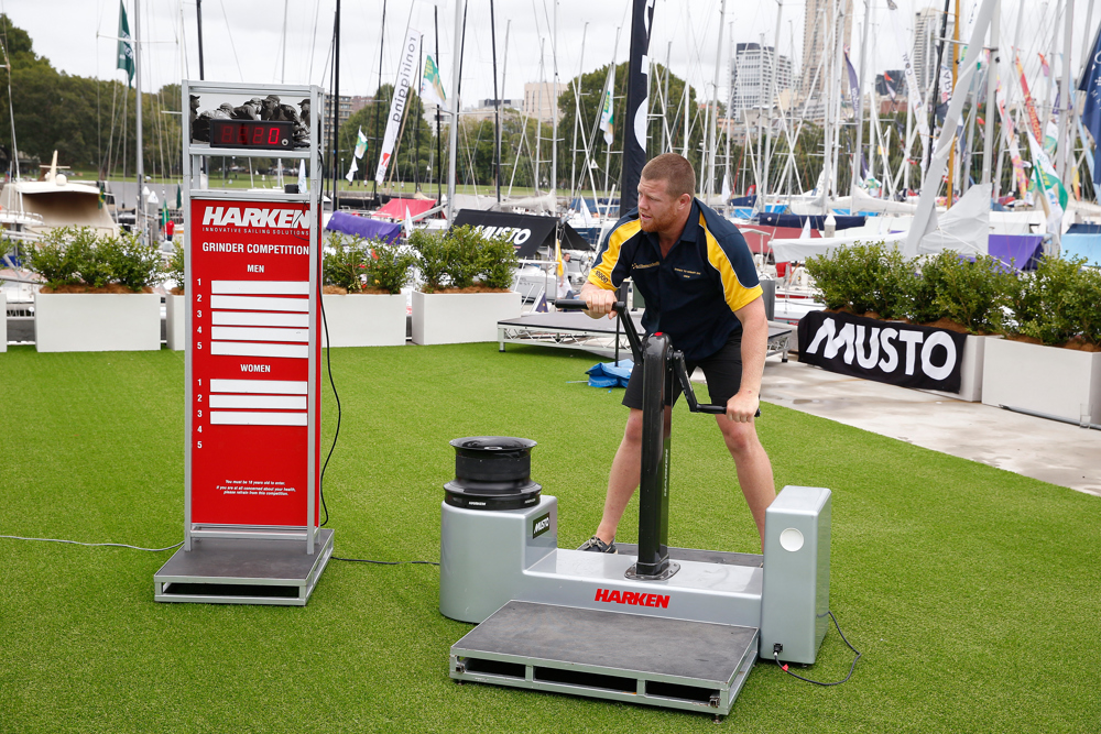The Harken Grinder Challenge at the Cruising Yacht Club of Australia.  Sydney , Australia, Wednesday, December. 23rd, 2015. (Photo: Steve Christo)
