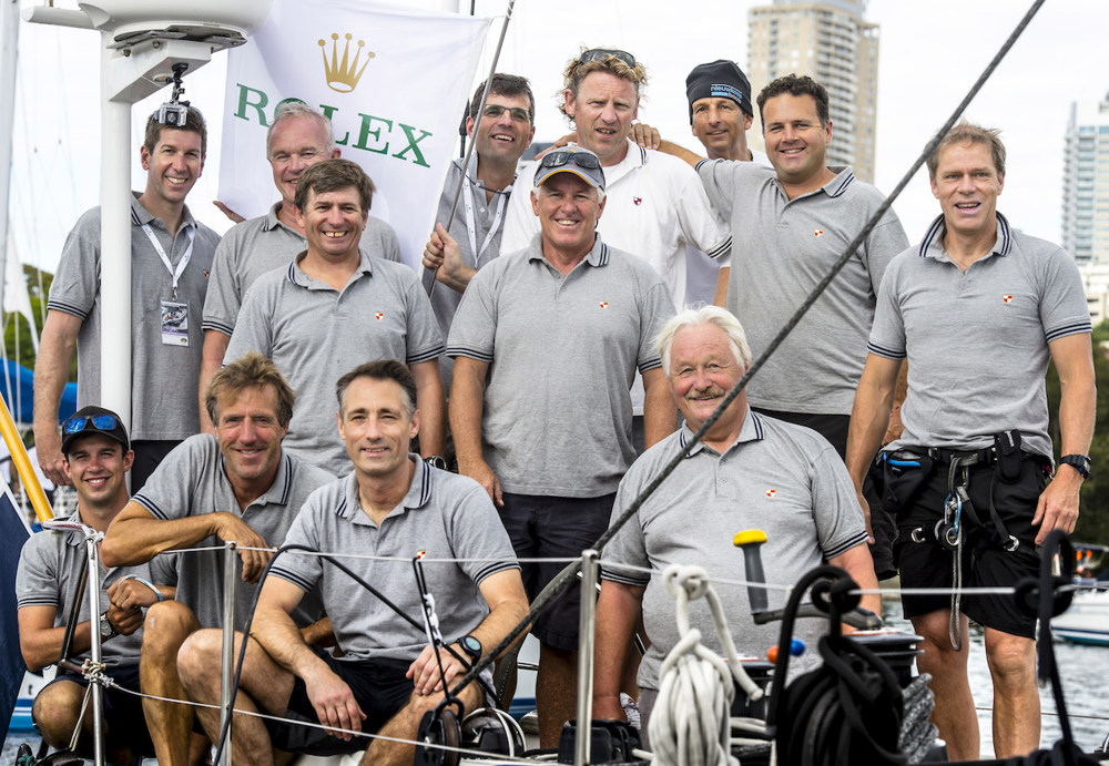 Austrian crew on board KING'S LEGEND (NED), Design: Swan 65, Owner and Skipper: Gijs Van Liebergen