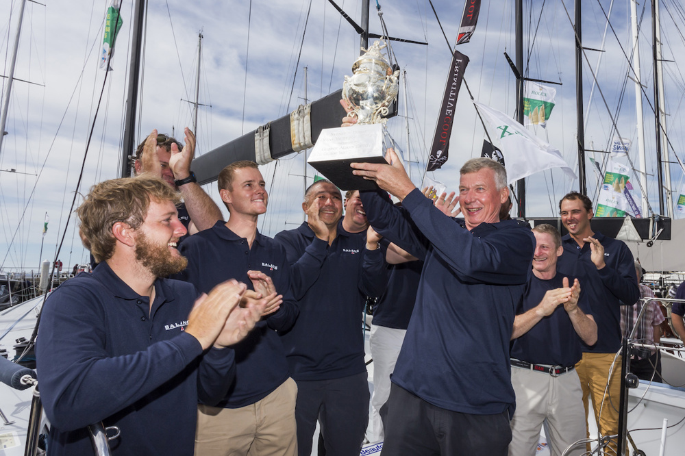 Prizegiving ceremony - Overall winner Paul Clitheroe (Owner of BALANCE)