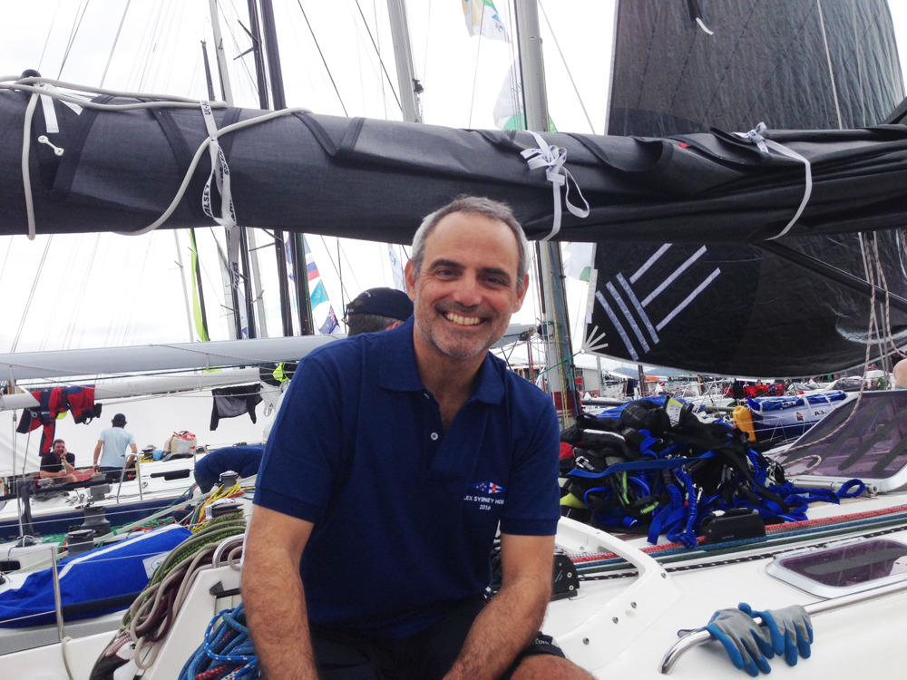 Triple Lindy's owner Joe Mele after the race