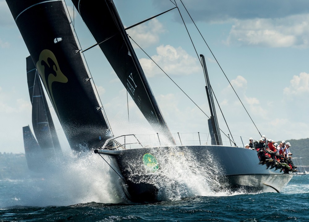 Karl Kwok's 80 foot Beau Geste in her second Rolex Sydney Hobart