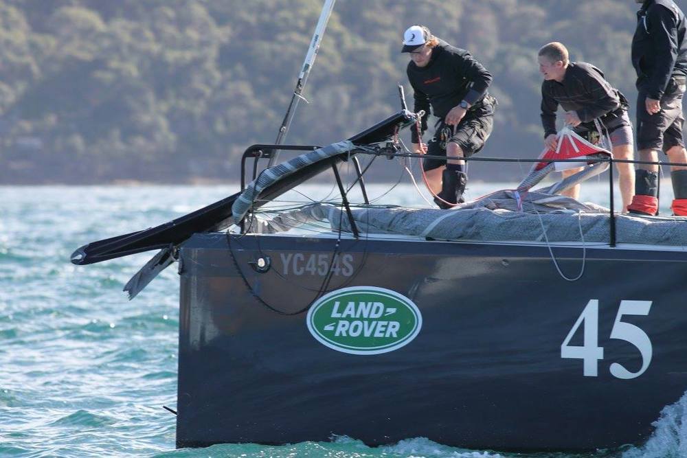 Concubine after a collision soon after the start