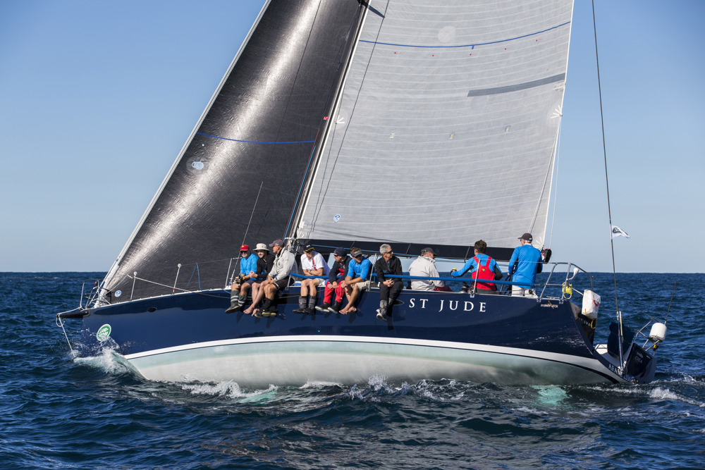 St Jude in open water