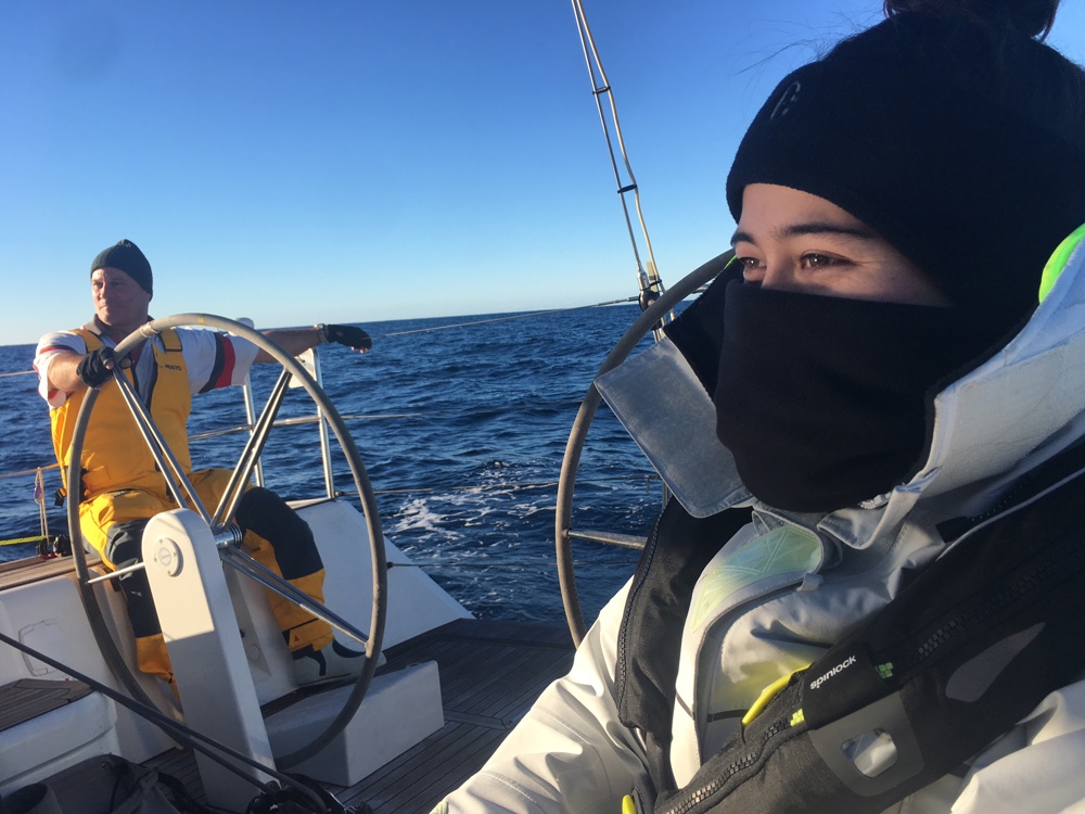 On board Wax Lyrical early on Day 4