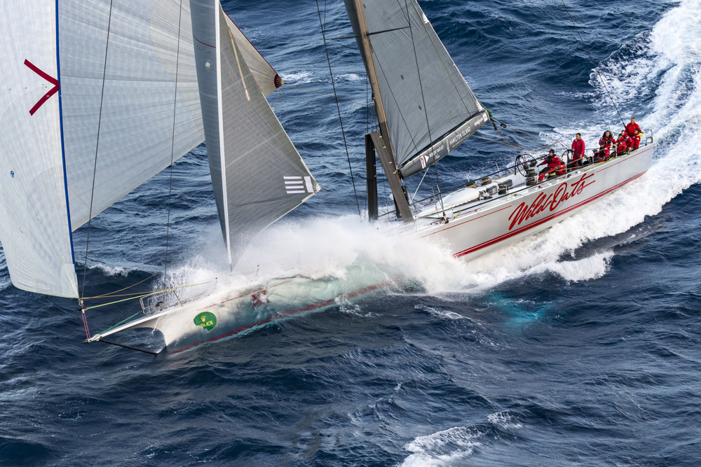Wild Oats XI was first across the line in battle on Derwent 