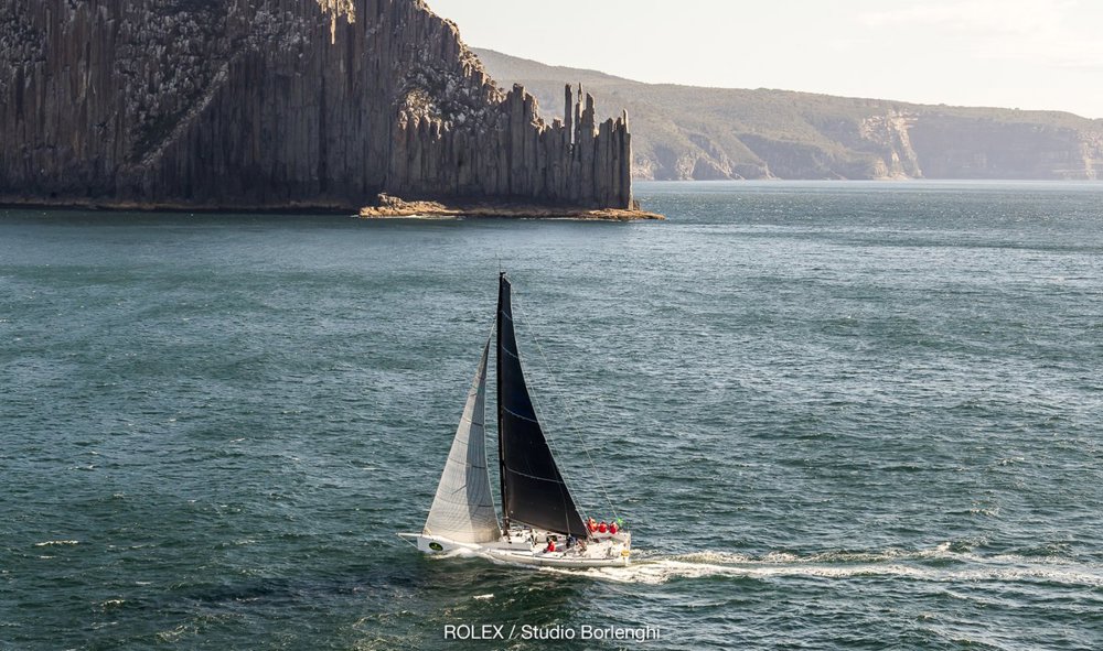 Koa passing Cape Raoul