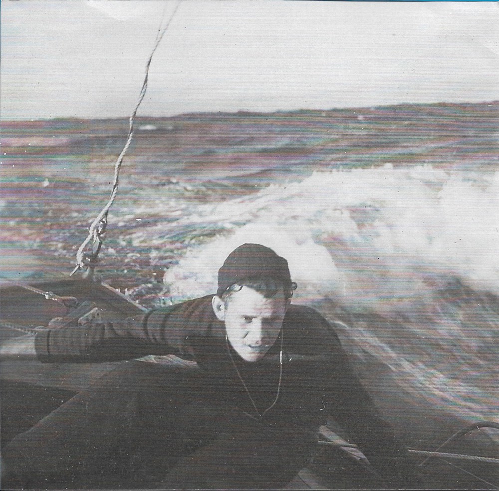 Stormbird - 1947 SHYR -  John Keown surfing waves - STORMBIRD EXHIBIT V-4 - CYCA Archives