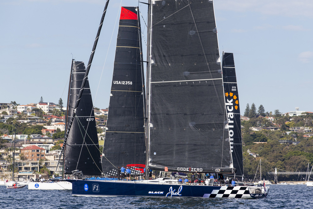 Black Jack drifting around waiting for the start