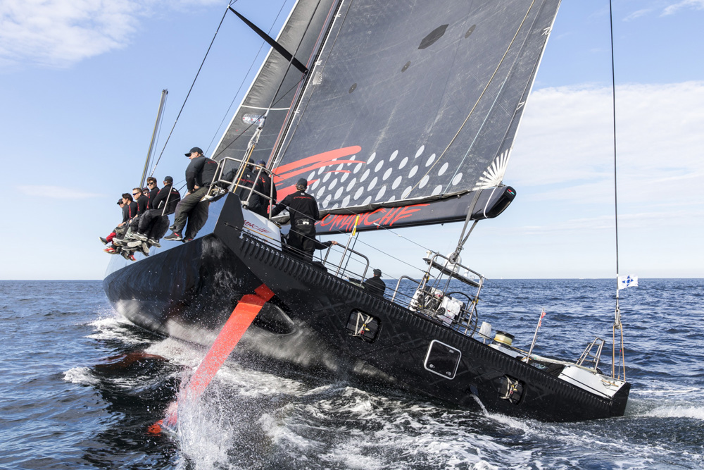 Comanche, steered by America's Cup winning skipper James Spithill