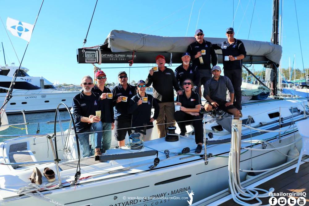 The crew of Southport boat Another Painkiller