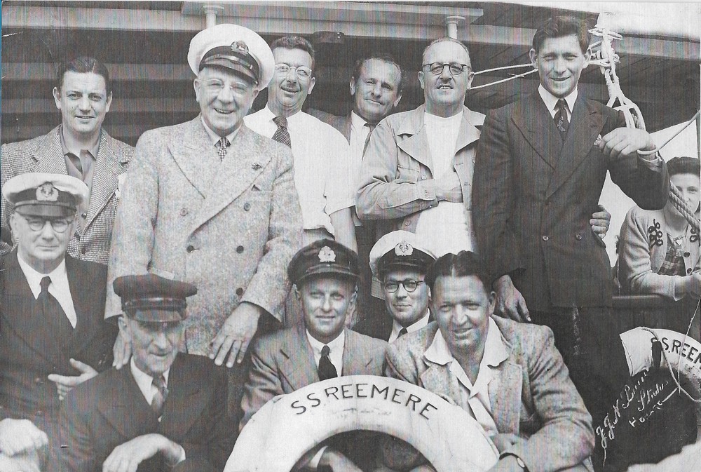 1947 SHYR, Hobart skippers social event - STORMBIRD EXHIBIT VI-1 - CYCA Archives