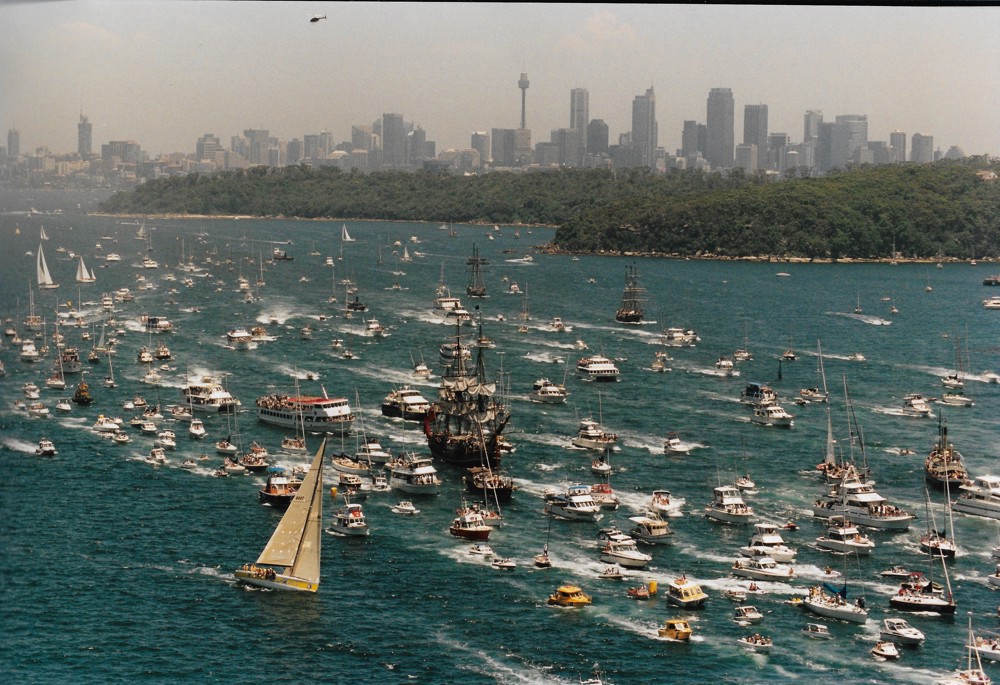 1997 SHYR start - ABN AMRO & spectator fleet - MAINSBRIDGE - CYCA Archives