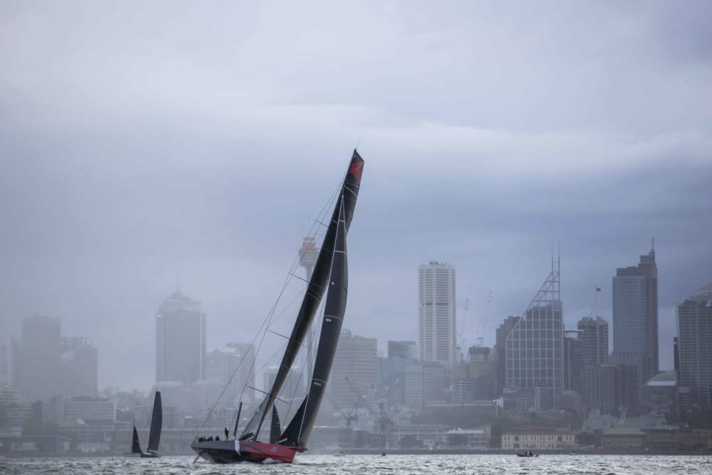 Comanche soon after the start