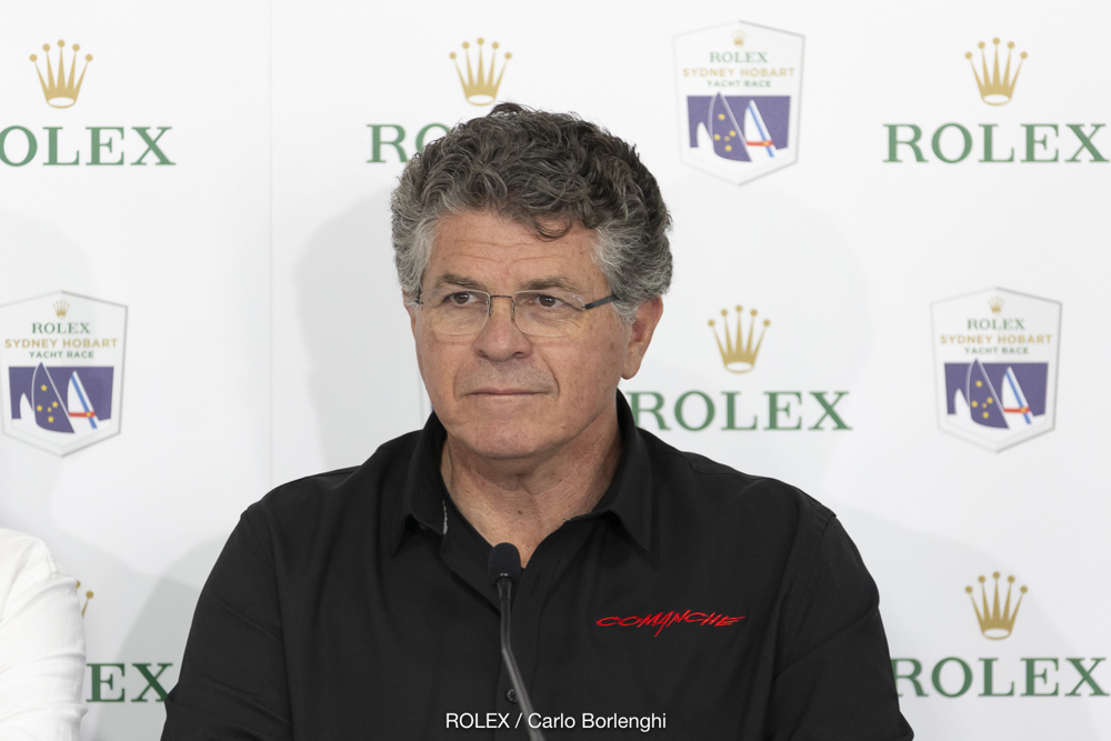 Line Honors Contenders Press Conference - Jim Cooney of Comanche