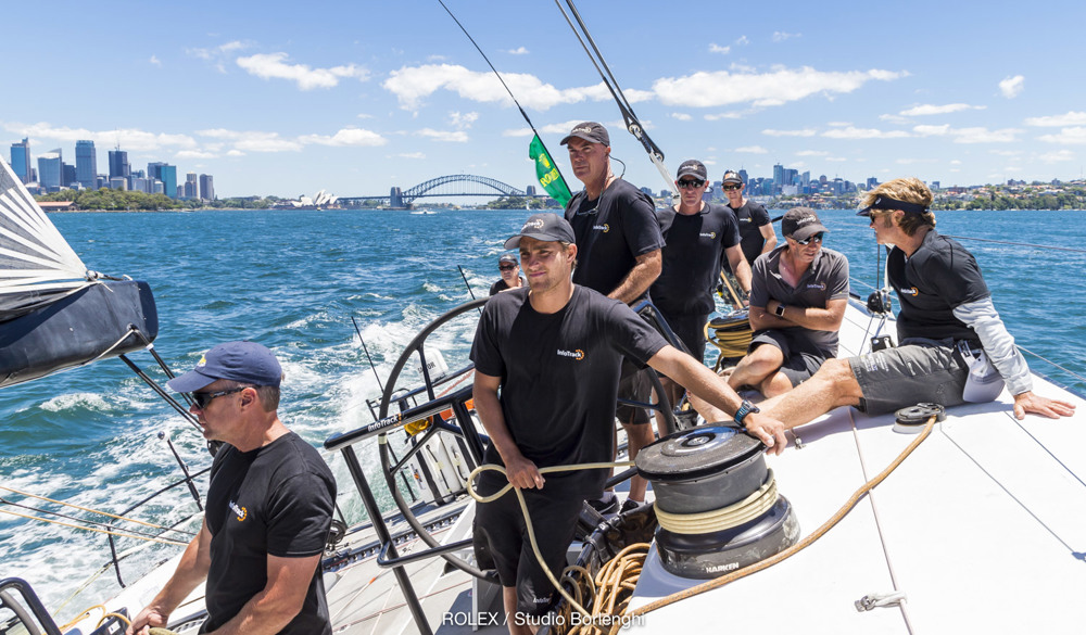 On board INFOTRACK whilst training, Owner: Christian Beck, State/Nation: NSW, Design: Juan K 100 Custom