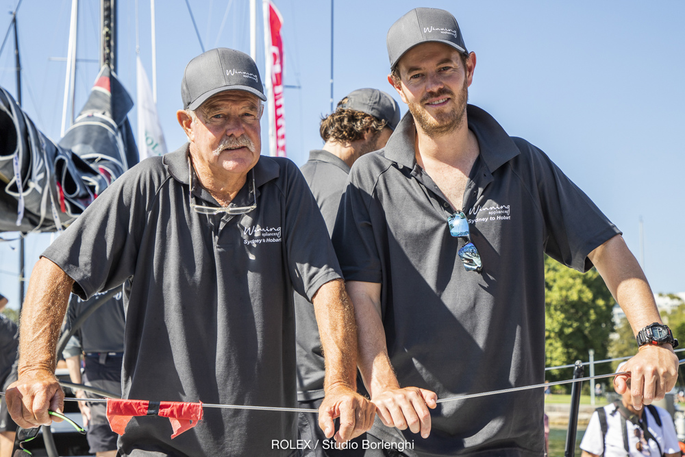 John Sr and John Jr of WINNING APPLIANCES, Skipper: John Winning, State/Nation: NSW, Design: Carkeek 60