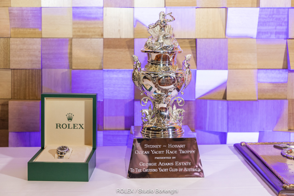 Prizegiving ceremony -  Tattersall Cup for the Overall Winner and Rolex timepiece