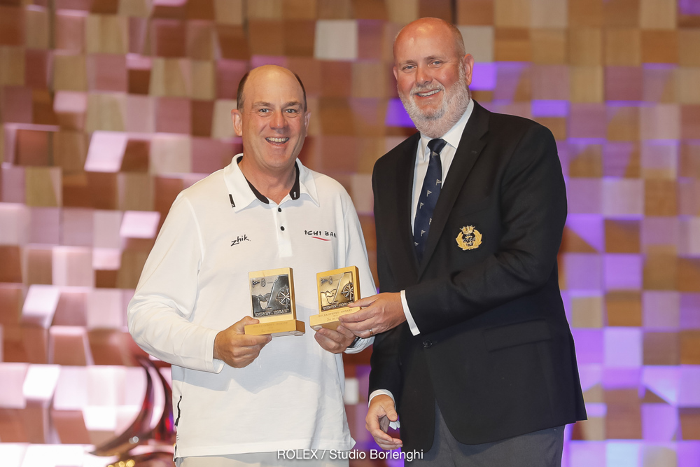 CYCA Commodore with Matt Allen of Ichi Ban, second in ORCi Division 2 and third in IRC Division 1