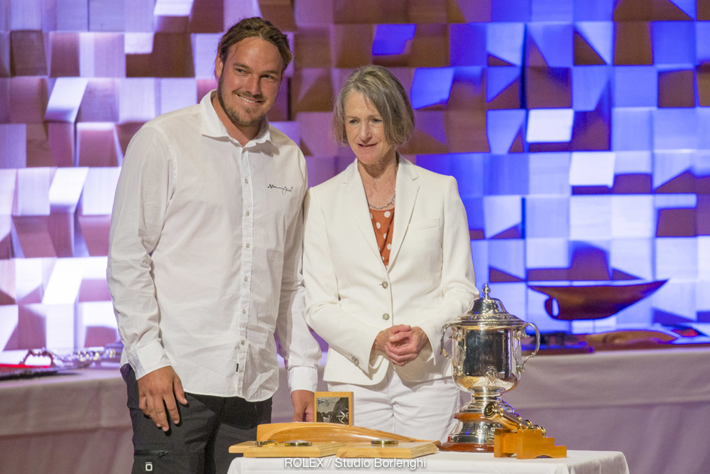 Her Excellency, the Governor of Tasmania, Professor Warner, A.M. and Liam Woulfe of Black Jack