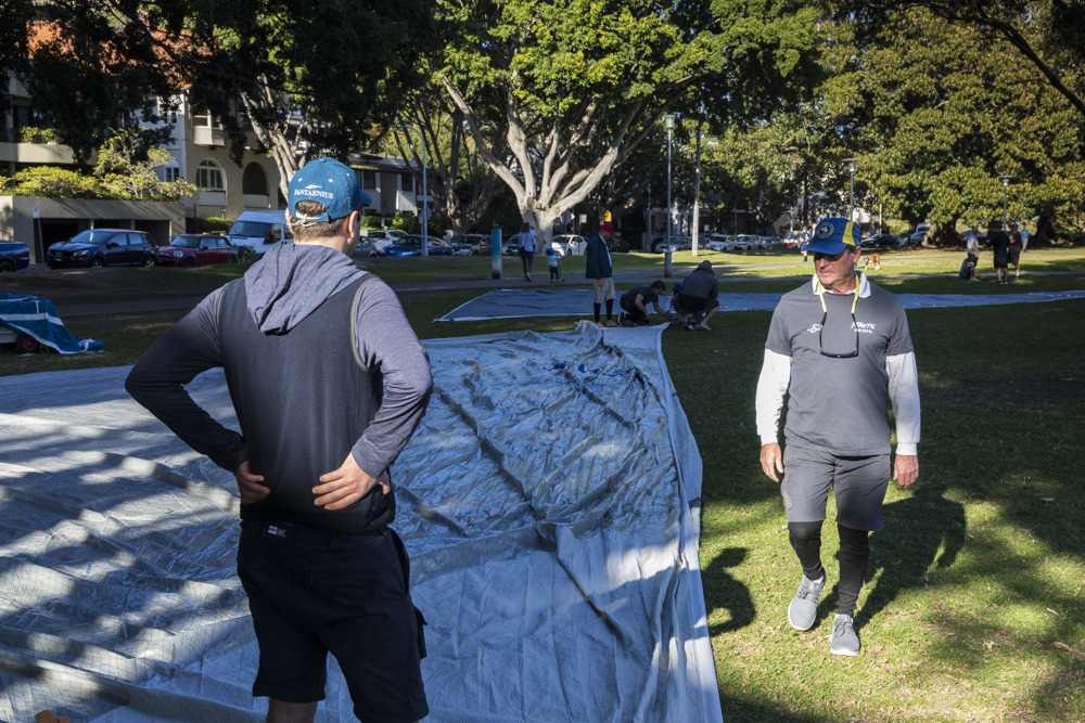 Start day preparations for the 2019 Noakes Sydney Gold Coast