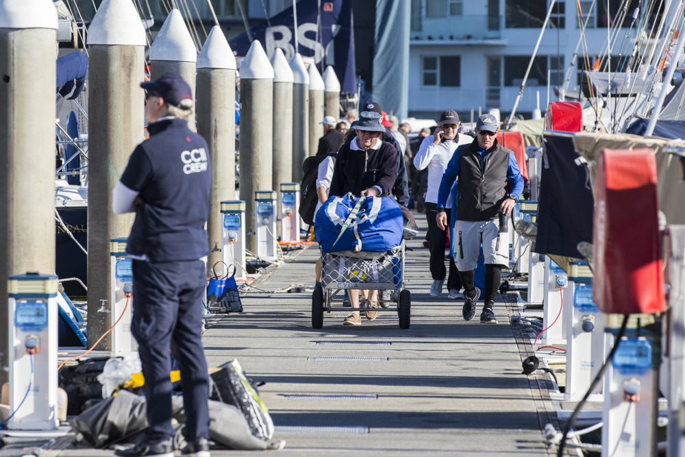 Marina on race start day