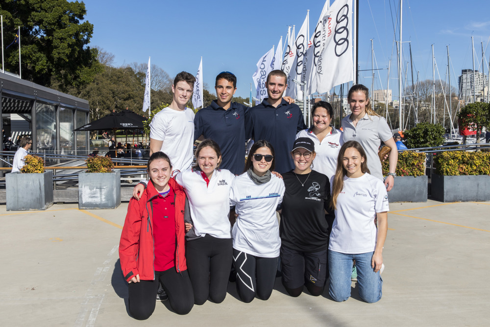 CYCA Youth Sailing Academy members crewing in the 2019 Noakes Sydney Gold Coast Yacht Race