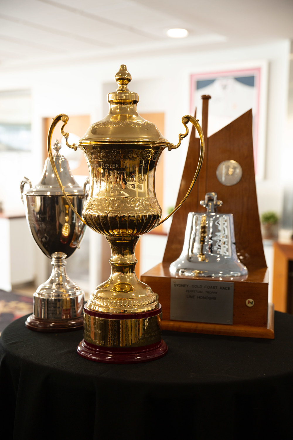 Noakes Sydney Gold Coast Yacht Race - main trophies for Line Honours and Overall Winner