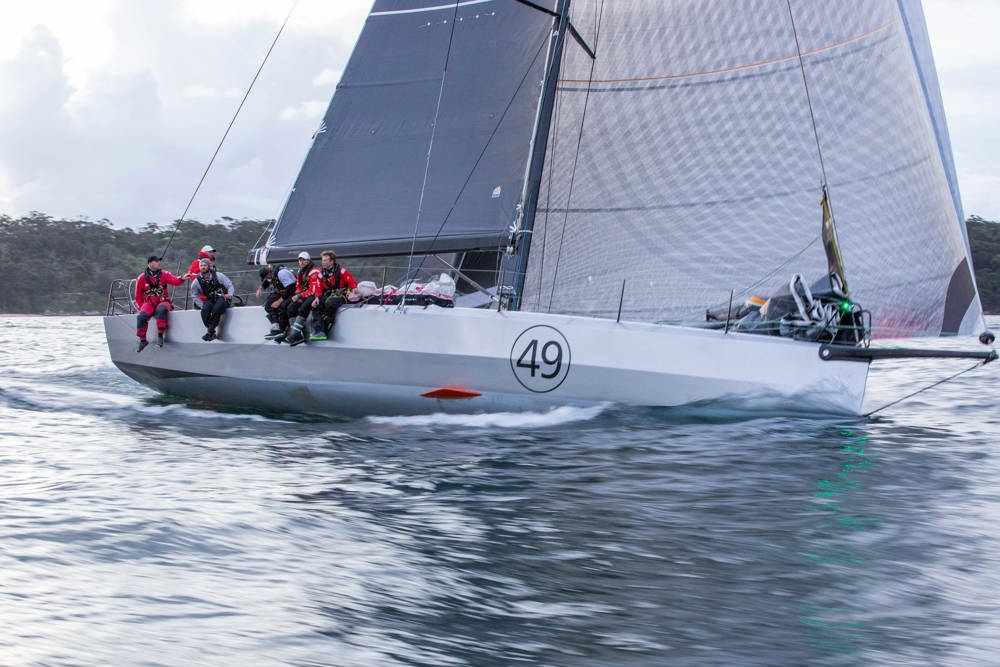 Maverick - the first foiling boat in a Blue Water Pointscore