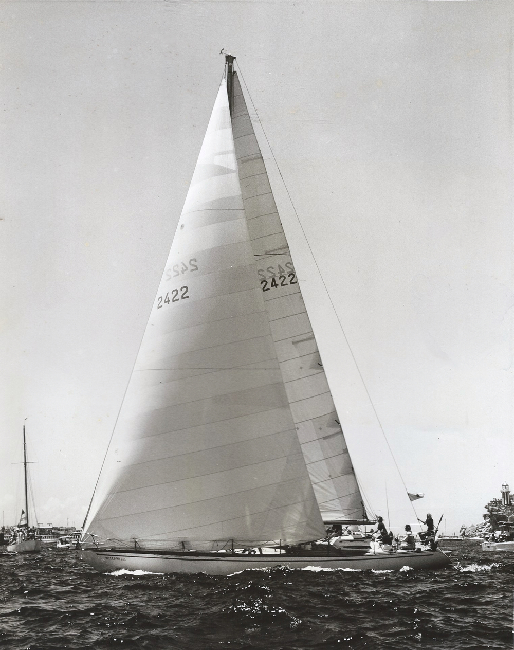 Willi Willi prior at the start of the 1980 Sydney Hobart