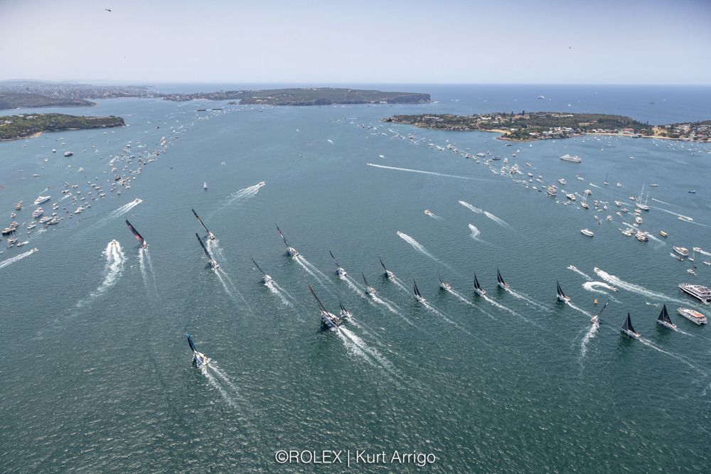 Start of the 75th Rolex Sydney Hobart Yacht Race