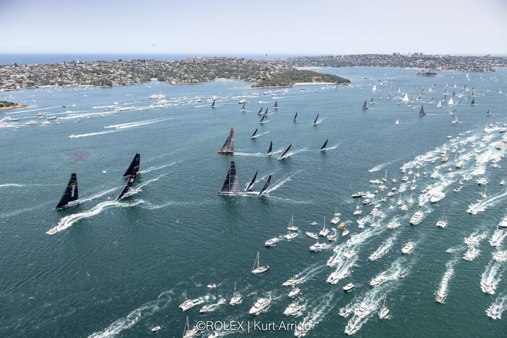 Start of the 75th Rolex Sydney Hobart Yacht Race