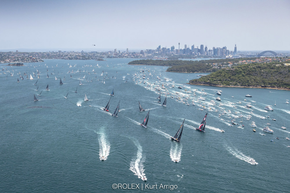Start of the 75th Rolex Sydney Hobart Yacht Race