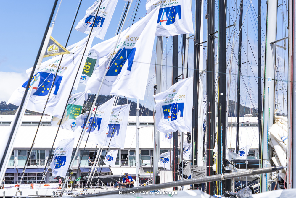 Dockside ambiance in Hobart