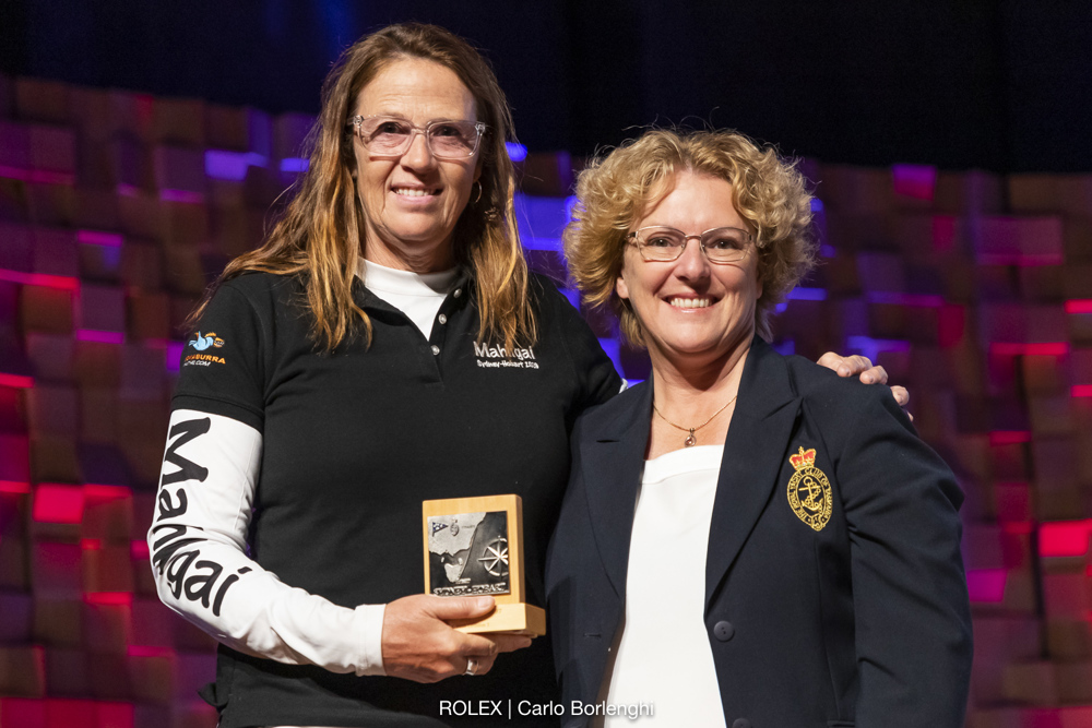 Jenny Kings - Mahligai - 3rd PHS Division 1.  With RYCT Commodore Tracy Matthews.