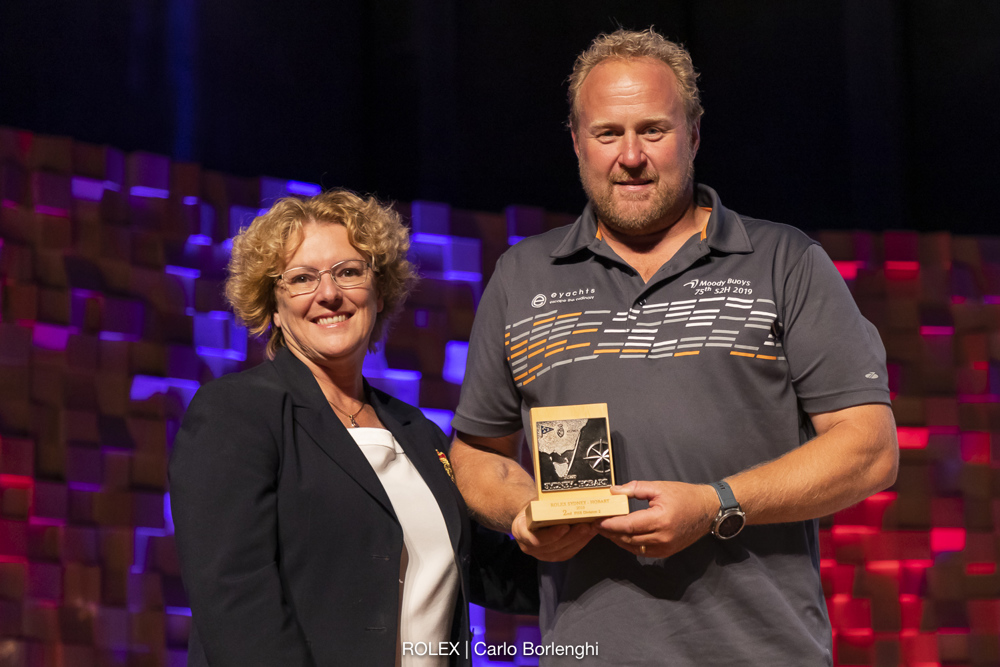 Moody Buoys - 2nd, PHS Division 2.  With RYCT Commodore Tracy Matthews.