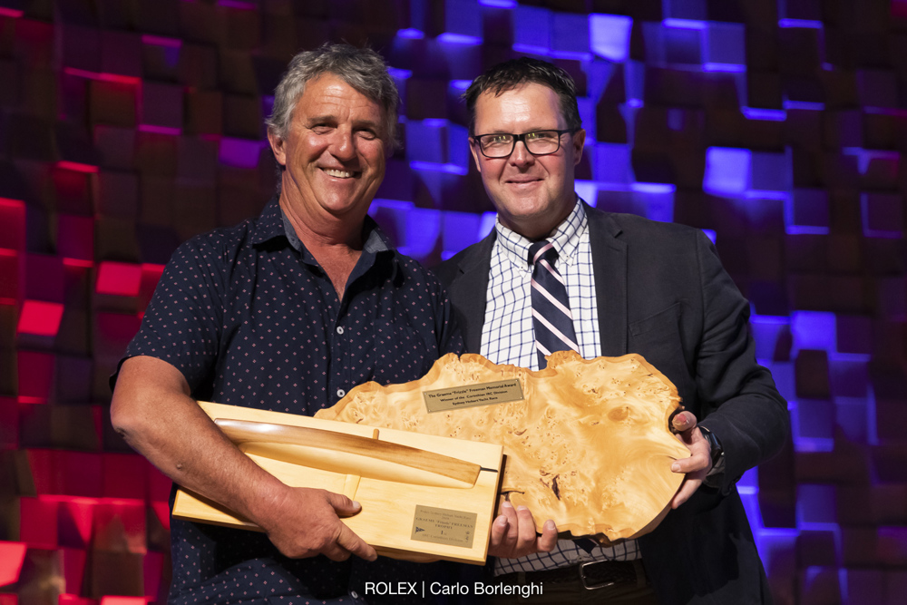 Willie Smith's Philosopher - 1st IRC Division 6, 1st ORCi Division 5, 1st Corinthian IRC.  With Tasports General Manager