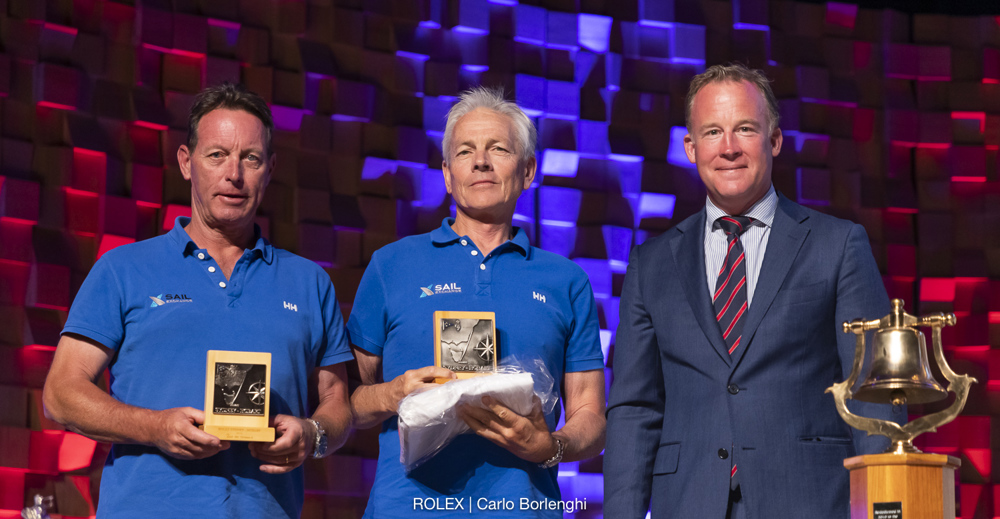 Tim Horkings & Carl Craaford - Sail Exchange - 2nd ORCi Division 3.  With Tasmania Premier Will Hodgman.