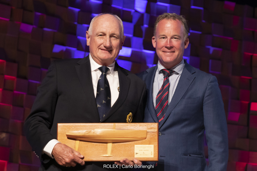 Noel Cornish - St Jude - 1st IRC Division 3, 2nd ORCi Division 2.  With Tasmania Premier Will Hodgman.