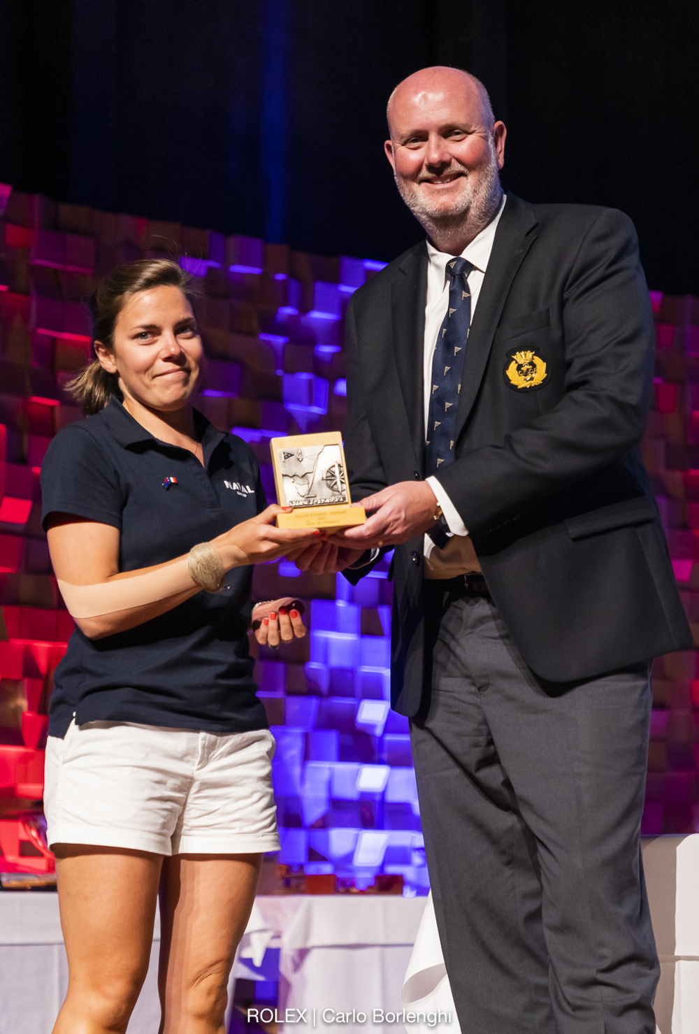 Naval Group - 2nd IRC Division 0.  With CYCA Commodore Paul Billigham.