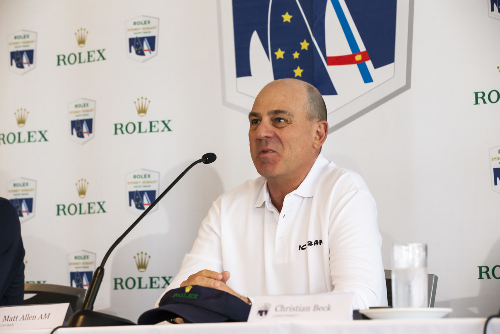 Rolex Sydney Hobart 2021 Press Conference - Cruising Yacht Club of Australia - Matt Allen AM
