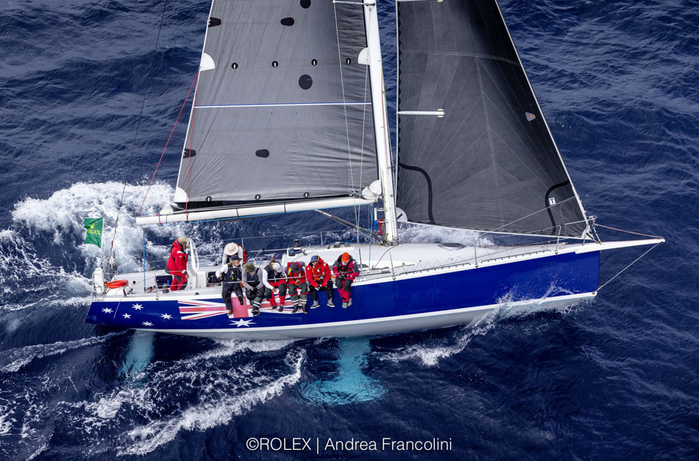 SECRET MENS BUSINESS, Sail No: 8300, Owner: David De Coster/Sally Armati, Skipper: David De Coster, Design: Murray-Burns-Dovell 42