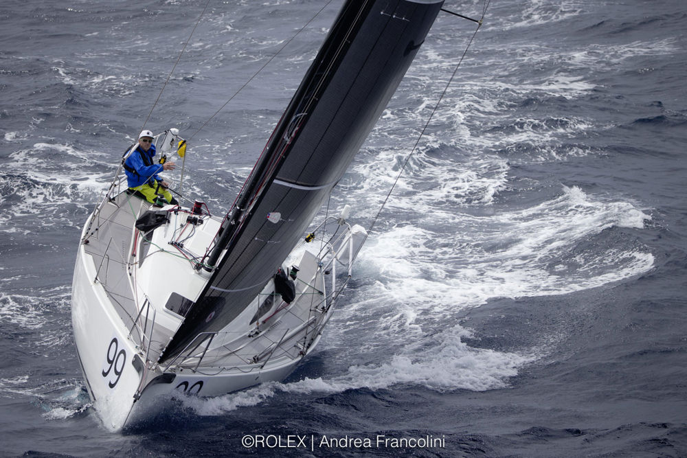 DISKO TROOPER_CONTENDER SAILCLOTH (TH), Sail No: AUS99, Owner: Jules Hall, Skipper: Jules Hall & Jan Scholten, Design: J/99