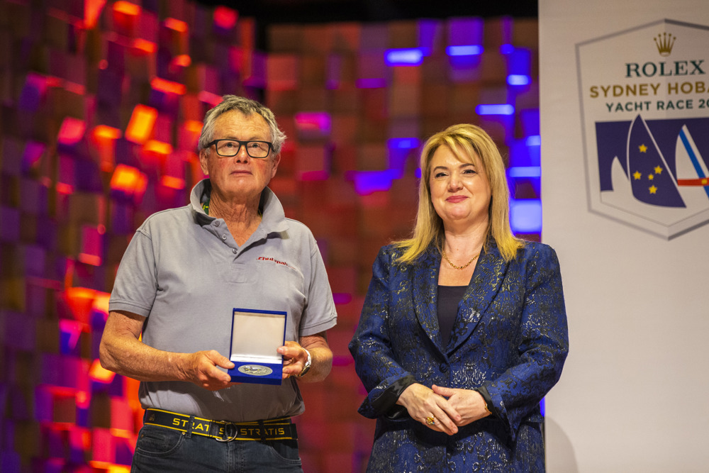 Official Trophy Presentation - Bruce Taylor, 40 Races Medallion