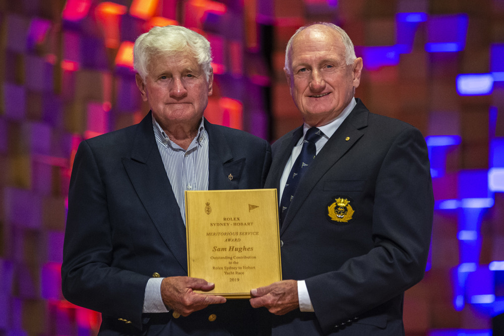 Official Trophy Presentation - Presentation of a Meritorious Service Award to Sam Hughes