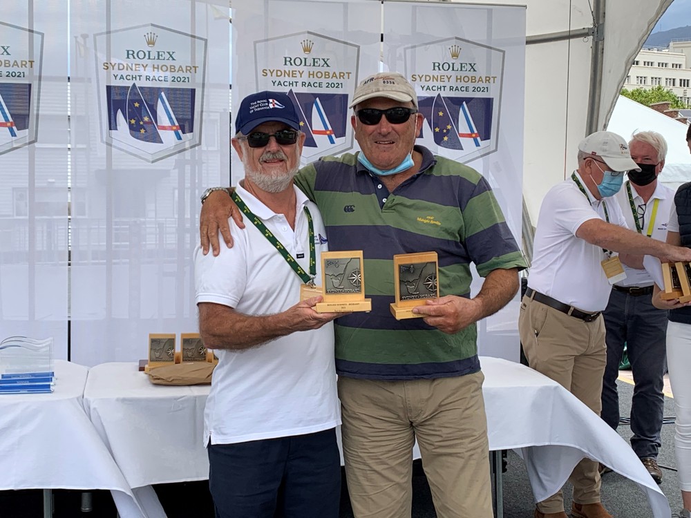 Trophy Presentation - Midnight Rambler, 3rd IRC Division 3, 2nd Corinthian IRC