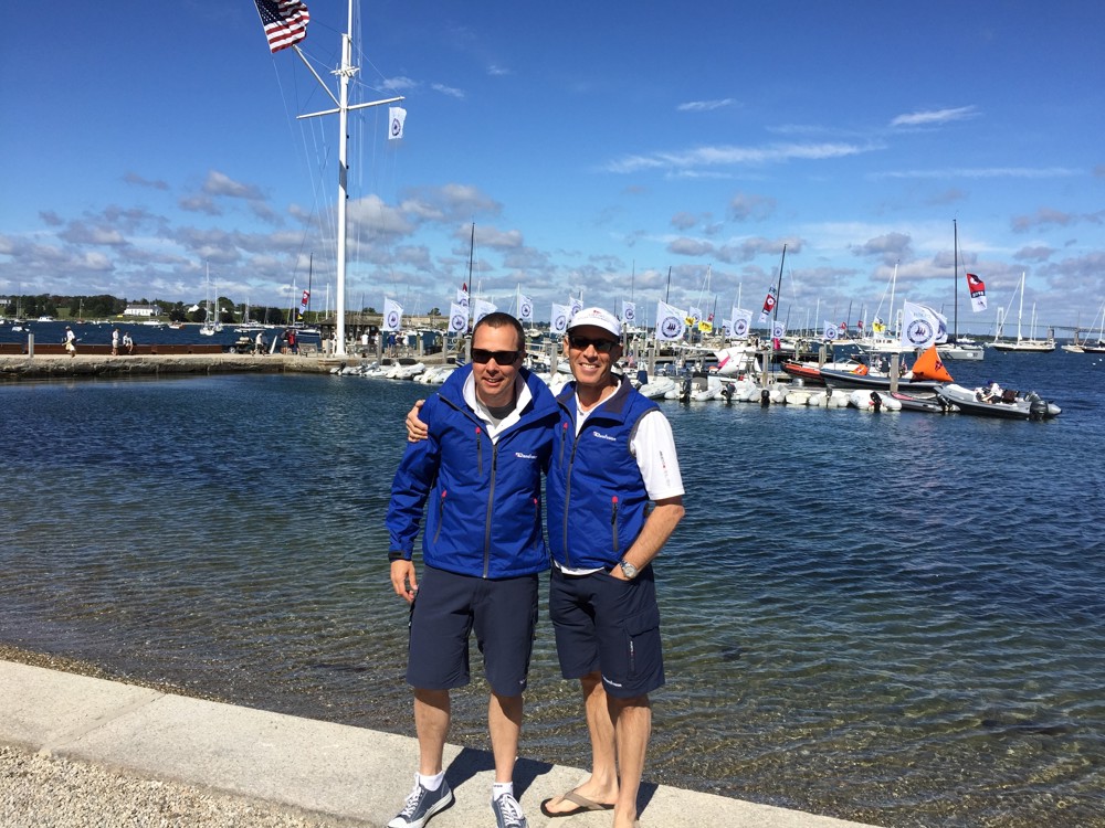 Chris and Guido at the 2015 Rolex New York Yacht Club Invitational Cup. 