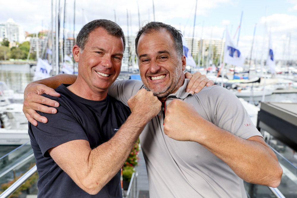 L-R:  Rupert Henry (Mistral) and Carlos Aydos (Crux).