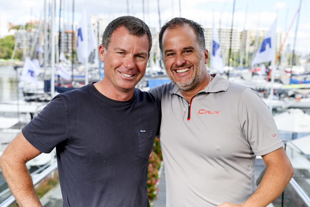 L-R:  Rupert Henry (Mistral) and Carlos Aydos (Crux).